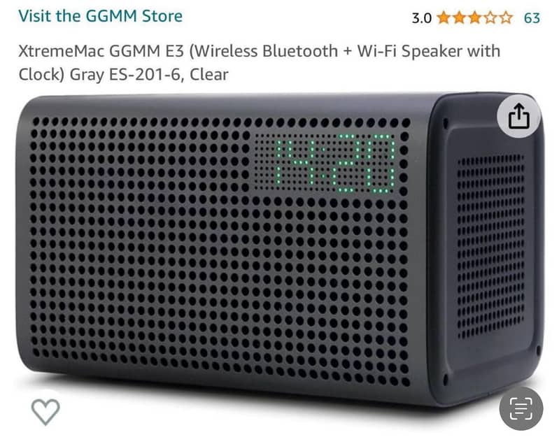 XtremeMac GGMM E3 (Wireless Bluetooth + Wi-Fi Speaker 1