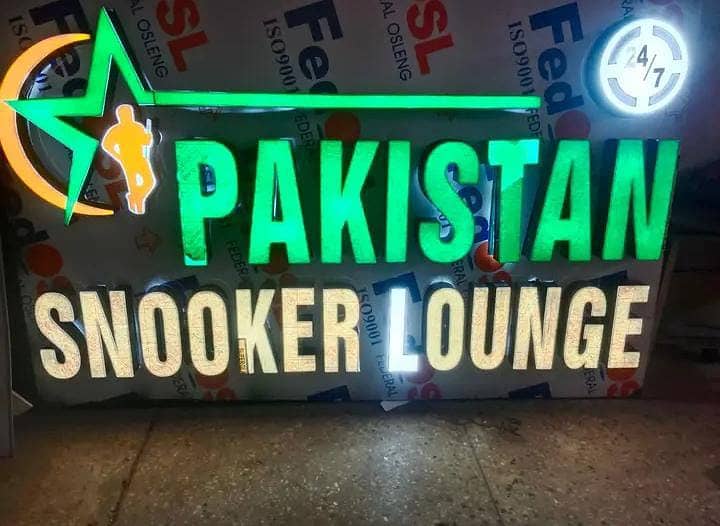 3D led Sign Boards, Neon Signs, backlit signs Acrylic Signs led board 17
