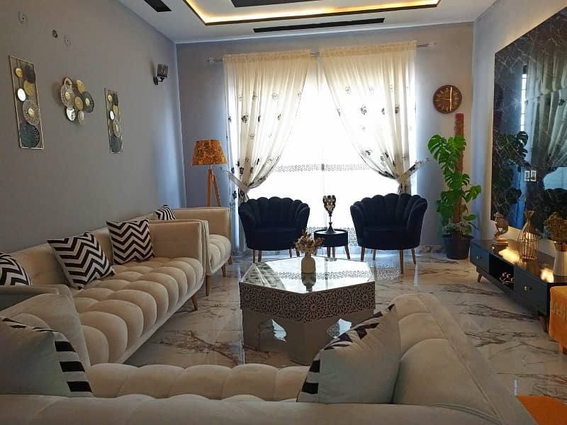 8 Marla Brand New Designer And fully Furnish House For Sale Bahria Orchard Lahore 28
