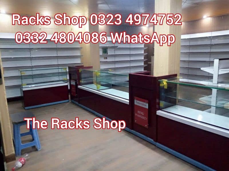 Pharmacy racks/ pharmacy counters/ Bakery wall rack/ Bakery Counters 17