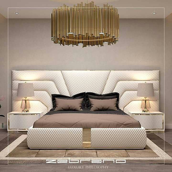 King Size bed/Brass bed/velvet bed/side table/dressing table/furniture 3