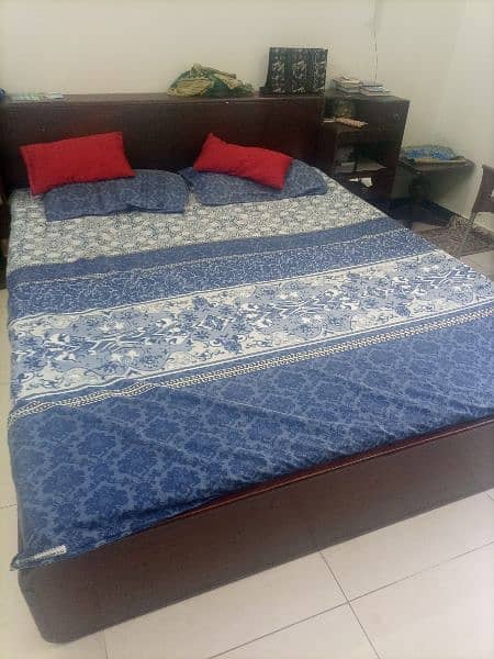 pure Wooden Bed Set 1