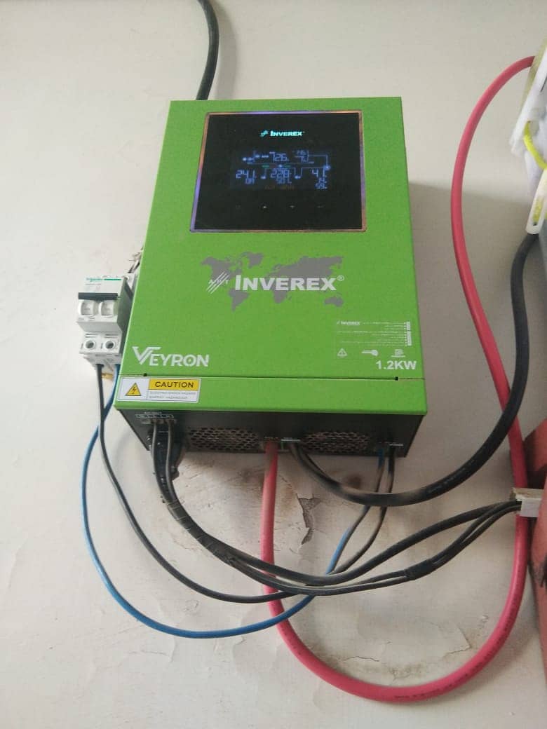 Inverex Solar Inventer Veryon 1.2KW  With JA Plates & Battery for Sale 0