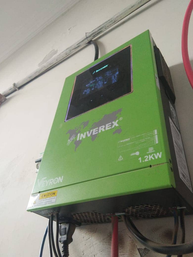 Inverex Solar Inventer Veryon 1.2KW & With JA Plates Battery for Sale 2