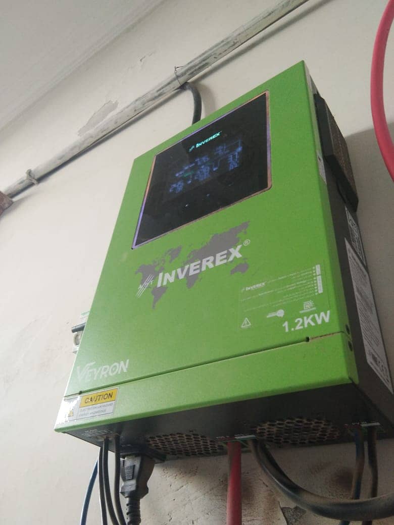 Inverex Solar Inventer Veryon 1.2KW  With JA Plates & Battery for Sale 2