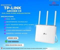 Tplink/Archer C9/Dual Band/AC1900/Wifi/ (Branded Used) Router 0
