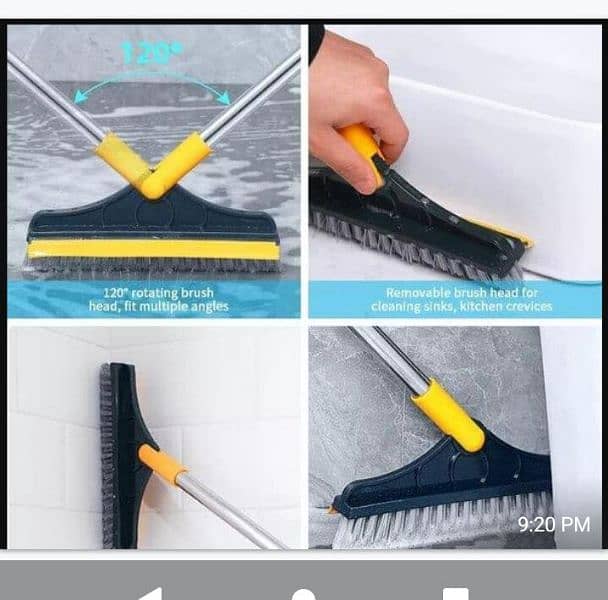 2 in 1 cleaning brush and scruber 2