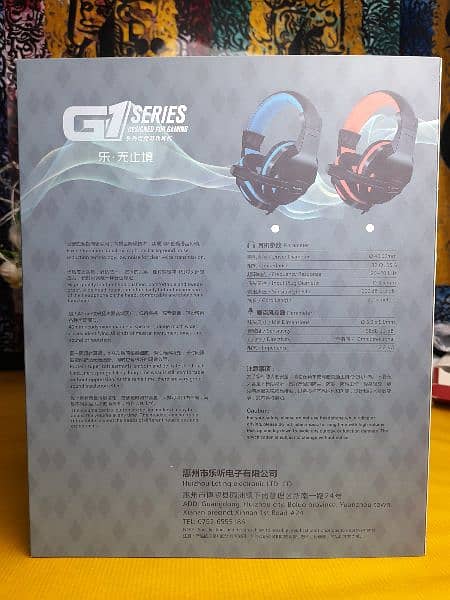 e-listen G1 Series Gaming Headphones with microphone for Laptops 1