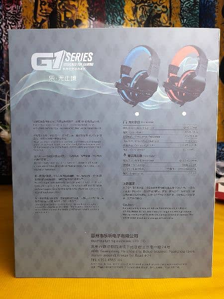 e-listen G1 Series Gaming Headphones with microphone for PCs & Laptops 1