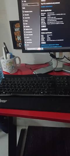 Seliing a pc with monitor and mouse and keyboard