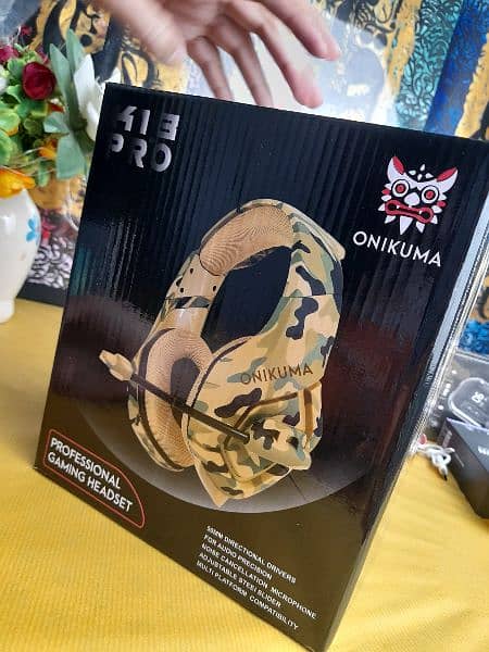 ONIKUMA Professional Gaming Headset with mic Single pin for mobile 5