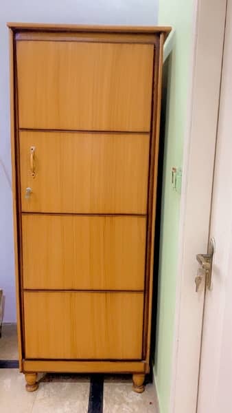 One Single door wardrobe & One double door wardrobe 3