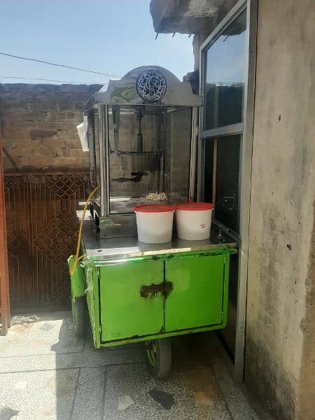 Popcorn machine setup in good condition and same like new 2