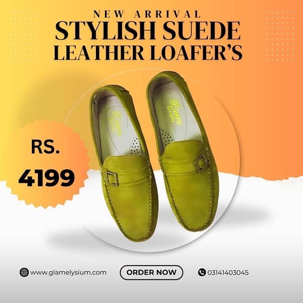Men Leather Stylish Suede’s Loafer’s 4