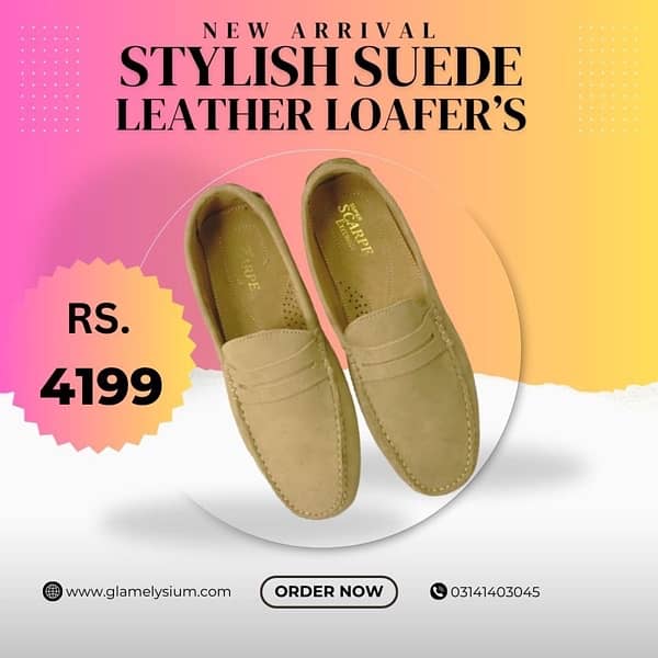 Men Leather Stylish Suede’s Loafer’s 5