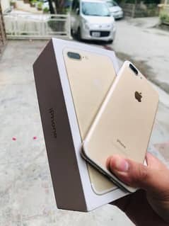 iphone 7 plus 256 gb complete box pta approved