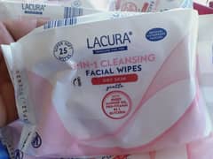 facial wipes lacura for dry skin 0