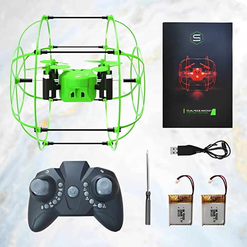 2.4G Four-Axis Dual-Mode 6 Channels Mini Remote Control Drone 0