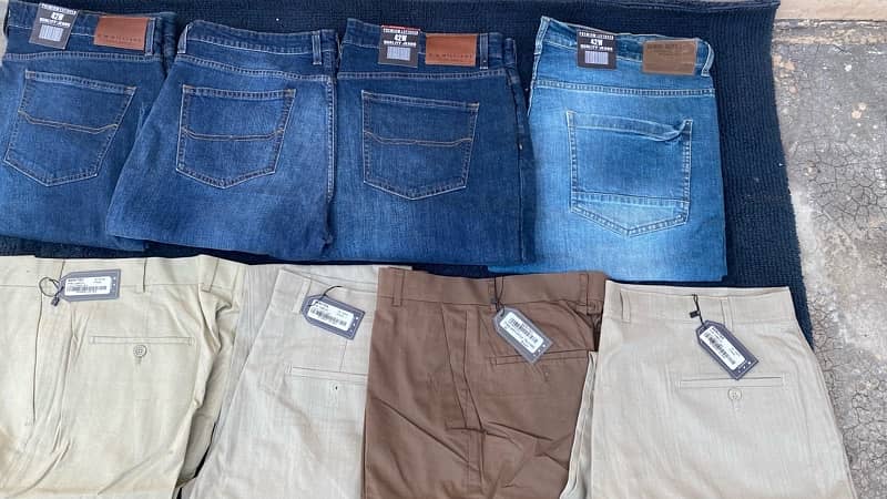 Men’s jeans paper cotton dress pants 15