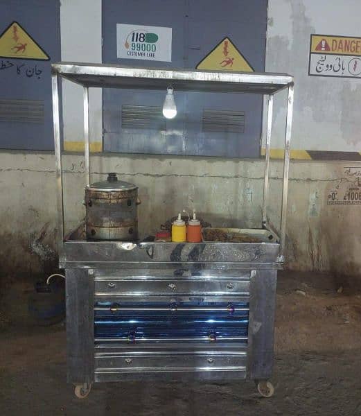 Food stall stainless steel 0