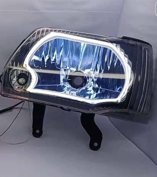 Mehran Headlights [ Modified With Drl ] 2