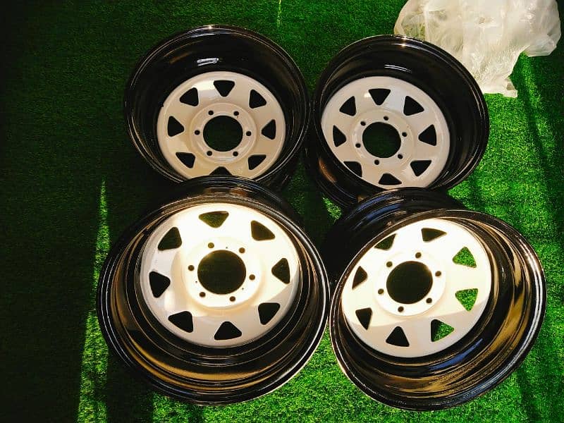 steel deep rims For car And jeep available CoD All of 2