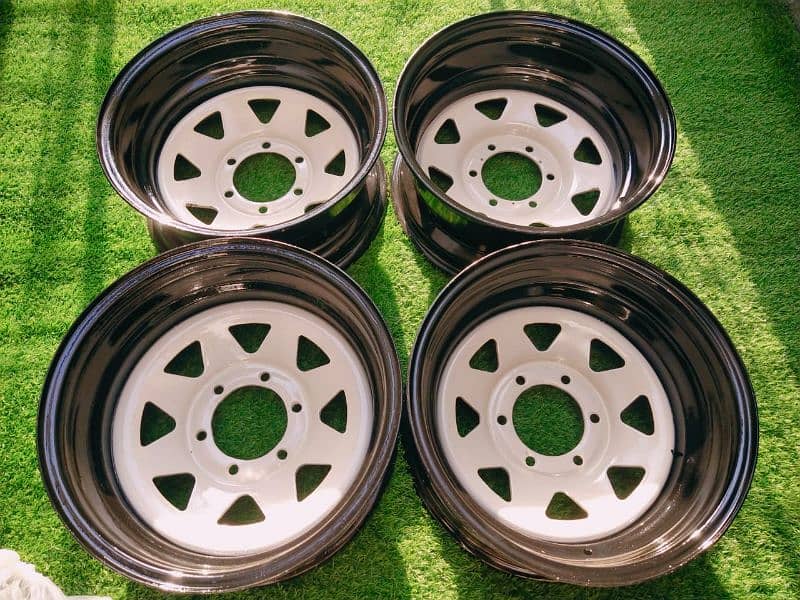 steel deep rims For car And jeep available CoD All of 7