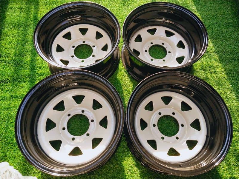 steel deep rims For car And jeep available CoD All of 9