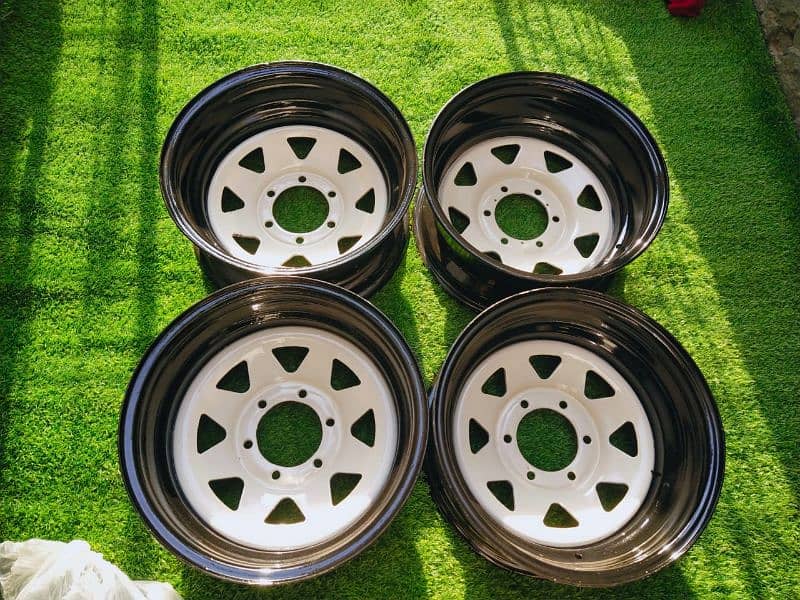 steel deep rims For car And jeep available CoD All of 11