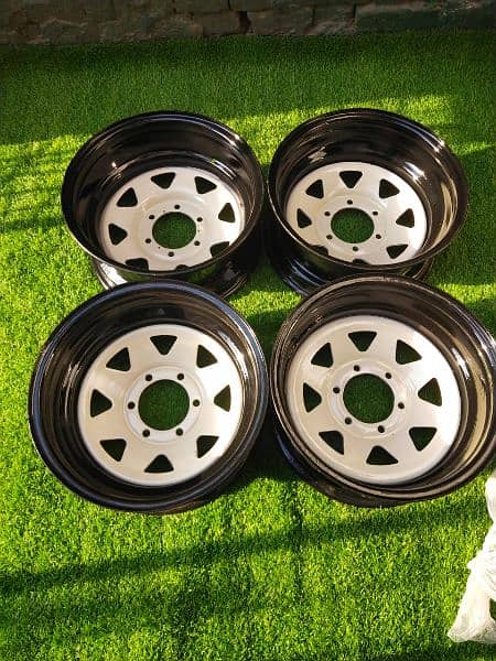 steel deep rims For car And jeep available CoD All of 14