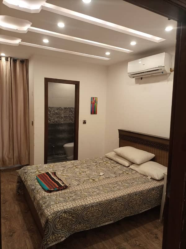 Double Bed Fully furnished apartments available for rent in Citi housing Jhelum 1