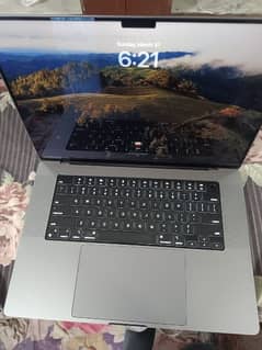 MACBOOK PRO M1 LATE 2021 16 INCH 16GB RAM 512GB SSD LESS CYCLE USED