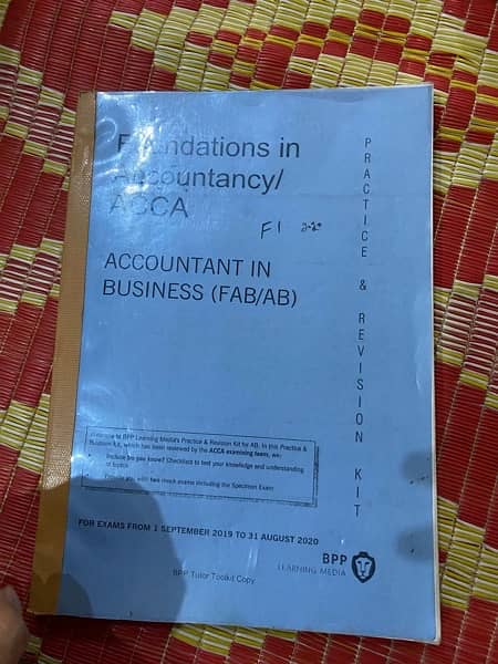 All (ACCA) AFD diploma books 1