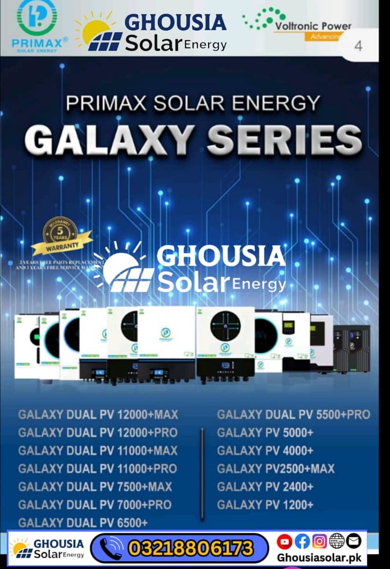 PRIMAX GALAXY DUAL PV5500+PRO Voltronic Power Advancing Power 1