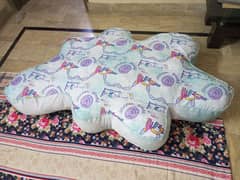 Amoeba shape floor seating/cushion