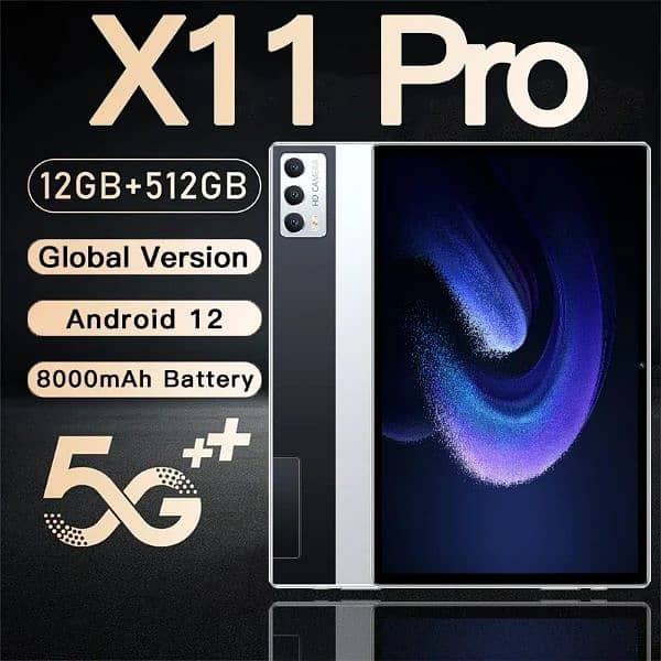 5G tablet Android glopal version x 11pro 3