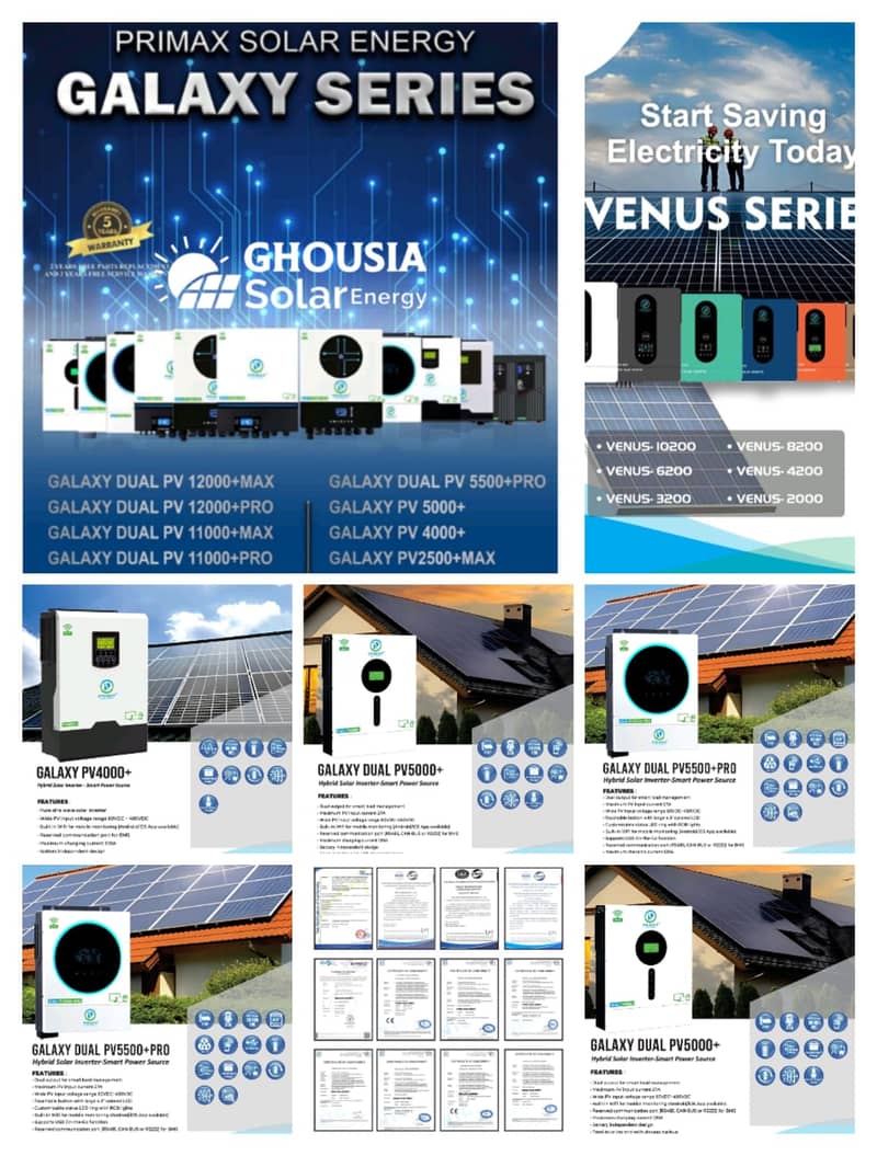 PRIMAX HYBRID SOLAR INVERTER – GALAXY PV4000+ 10