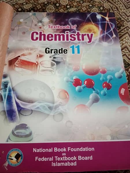 Bundle of 4 books 11 and 12 Biology plus chemistry federal board 0
