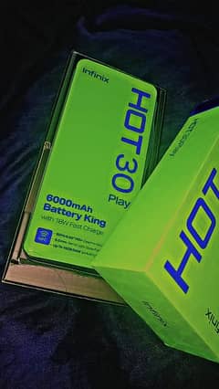 Infinix hot 30 play 16ram. 128gb. only 1 day used
