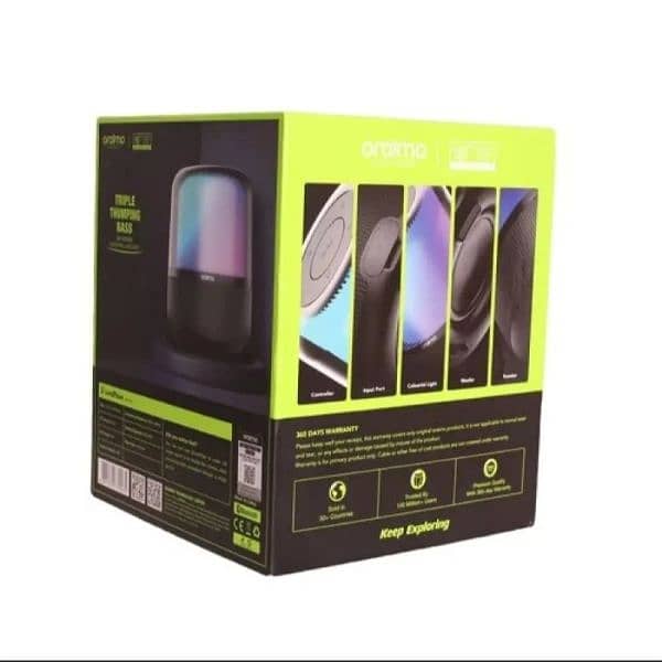 Speaker Bluetooth Oraimo SoundFlow OBS-72D Triple Thumping Bass 5