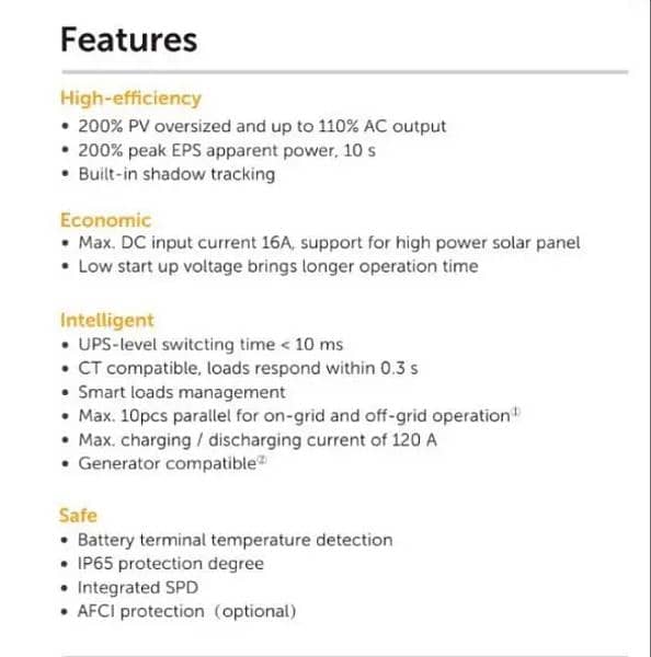 Solax Inverter hybrid 6 KW IP 65 X1  LV model 1
