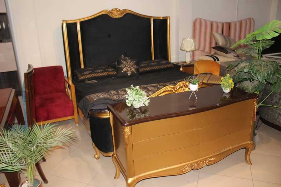 Bed Set, King Size Bed, Wooden Bed 1