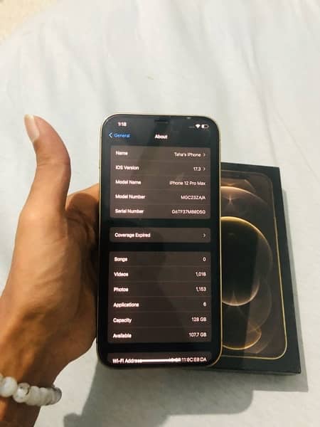 IPhone 12 pro max 128gb approved dual sim (Hk) 6