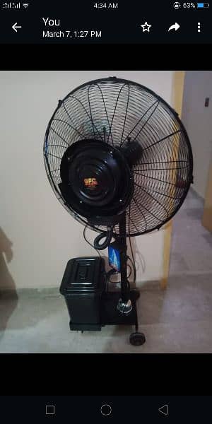 GFC Water Mist Fan (Pani Wala Pankha) 0