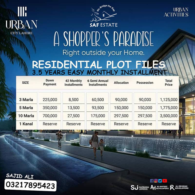 3 Marla Residential Plot File For Sale On Easy Monthly Installments 10