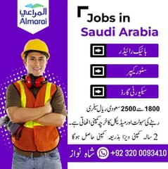 Job In saudi Arabia / Vacancies for Saudia /Company Visa / Work Permit