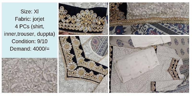 wide range of used clothes, used party wear dresses. heavy dresss 4