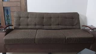 Brown Sofa One 3 Seater only
