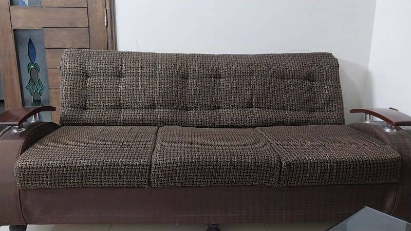 Brown Sofa One 3 Seater only 0