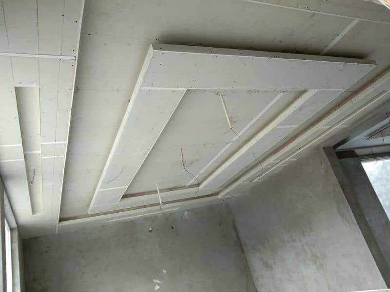 ceiling of gypsum board 6